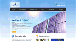 Desktop Screenshot of easybeingsolar.com